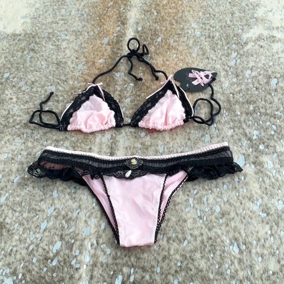 Beach Bunny Other - Beach Bunny Pink 2 piece “Pink Cameo”